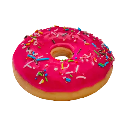 Raspberry Pink Doughnut - دونتس ريسبيرى بينك