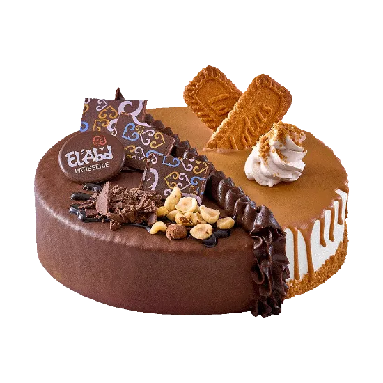 Lotus Chocolate Cake 20 cm - تورته لوتس و شوكولاته 20 سم