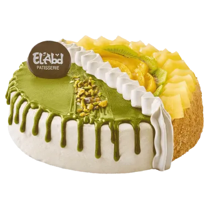 Duetto Pistachio & Fruits Cake 20 تورتة فسدق و فاكهه